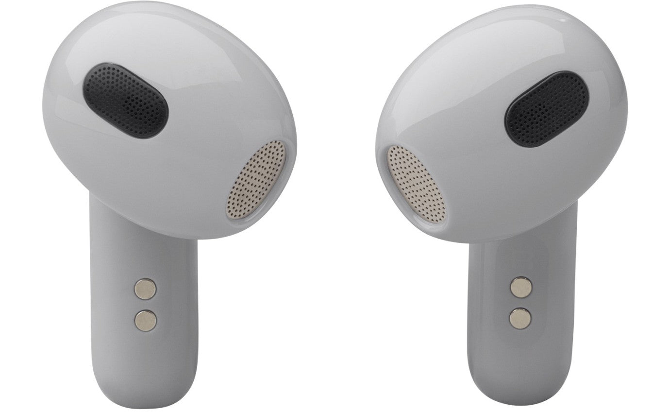 JBL Live Flex 3 True Wireless Earbuds With Display | Silver JBL Live Flex 3 True Wireless Earbuds With Display | Silver